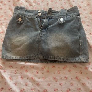 Mini Jean skirt